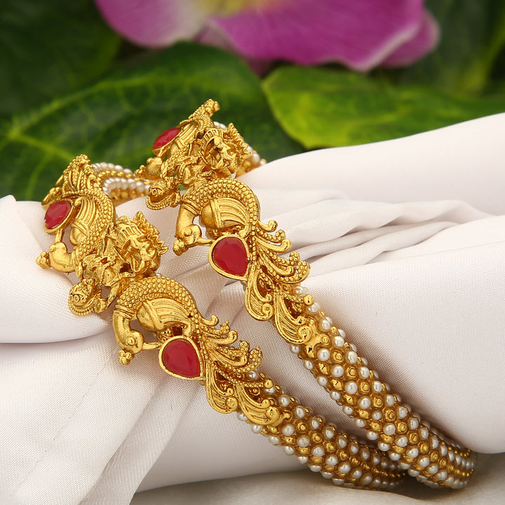 Designer Antique Lakshmi Bangles - Sasitrends