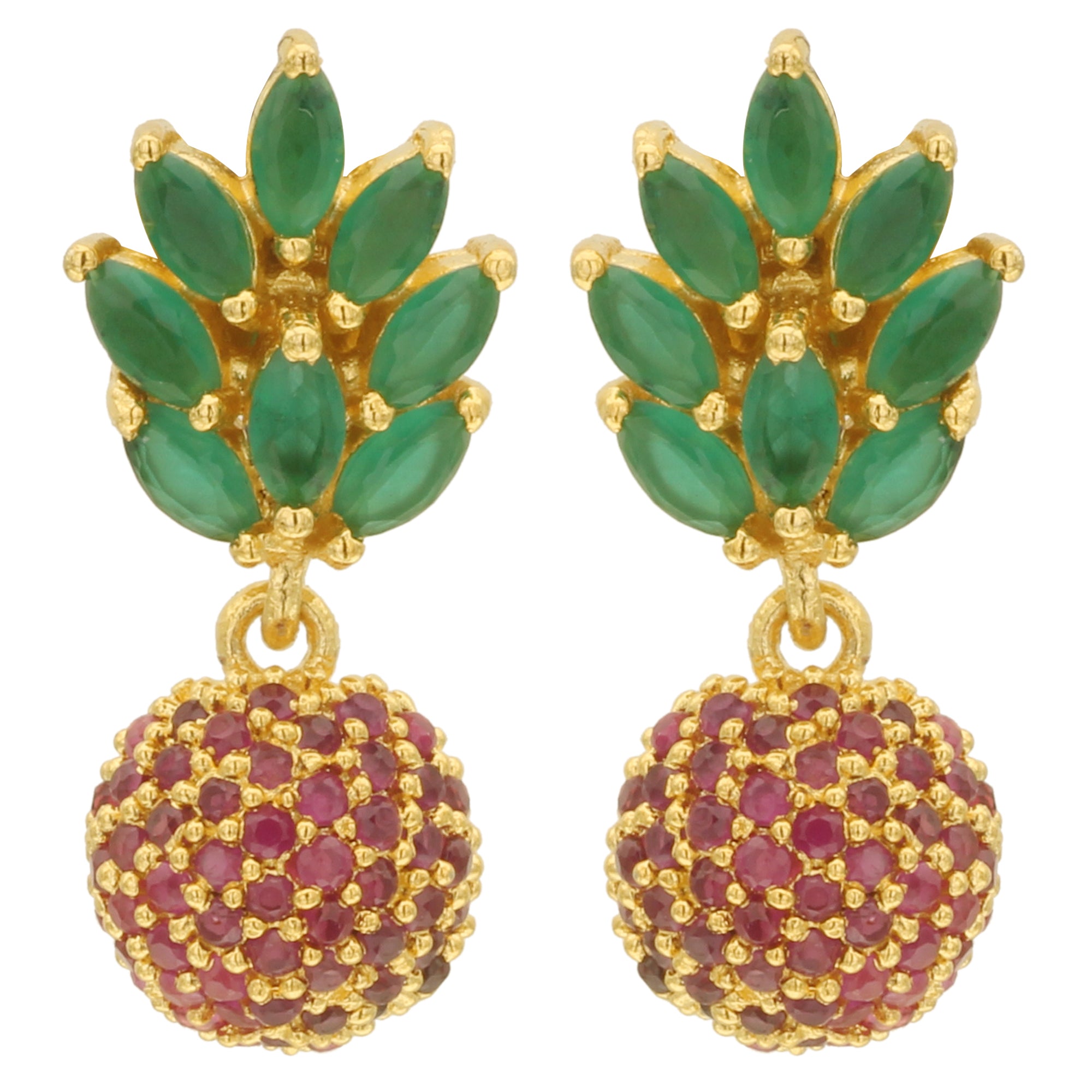 AD Stone Jhumkas