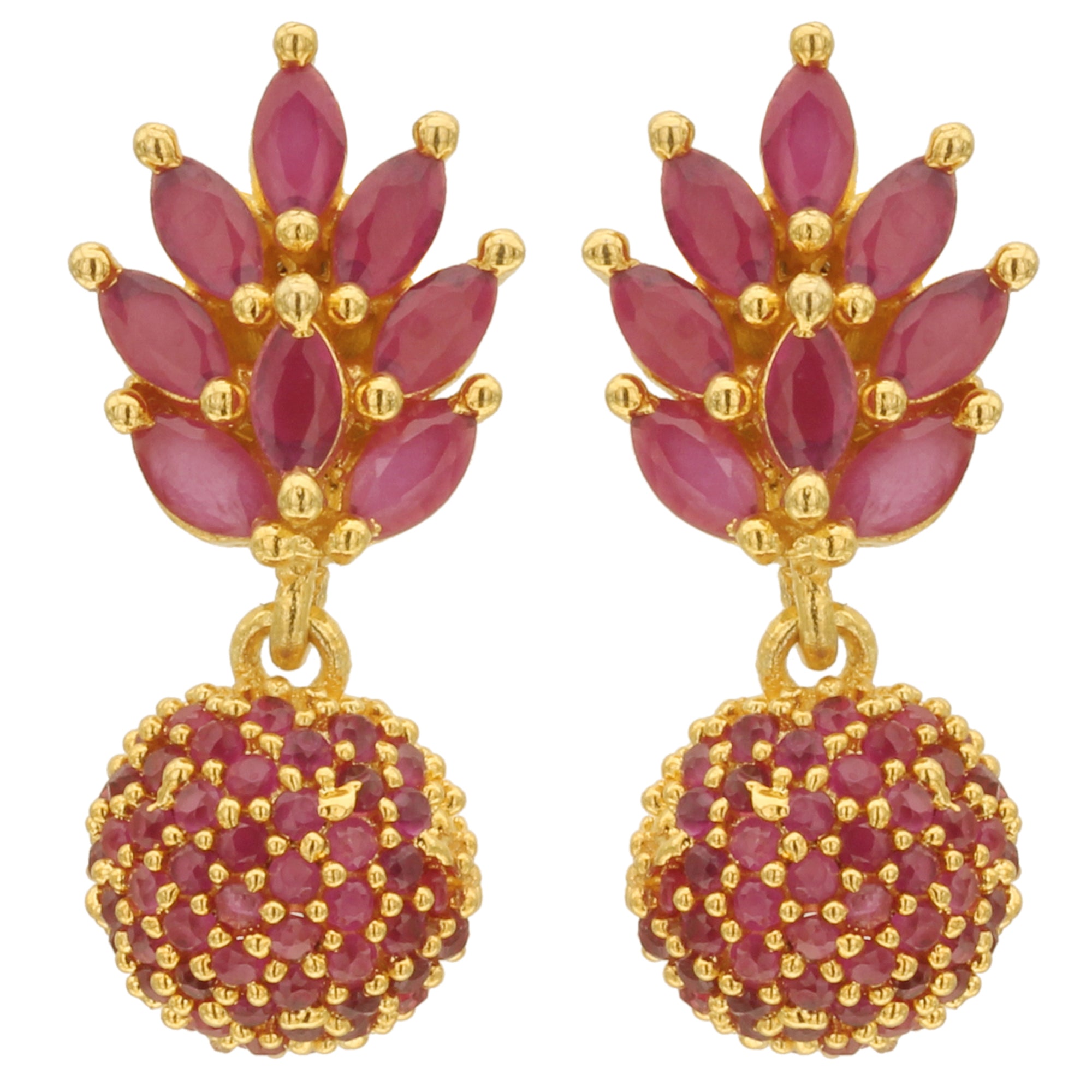 AD Stone Jhumkas