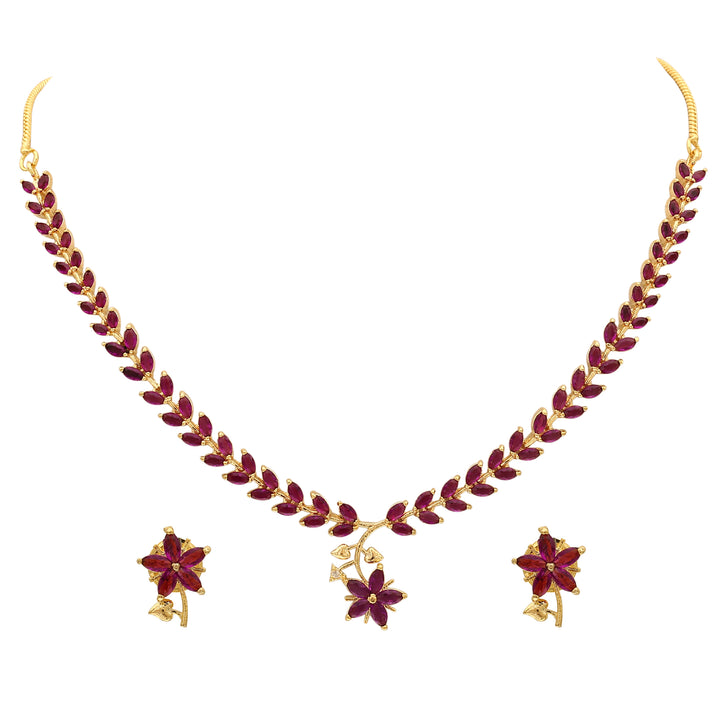 AD CZ Choker Necklace