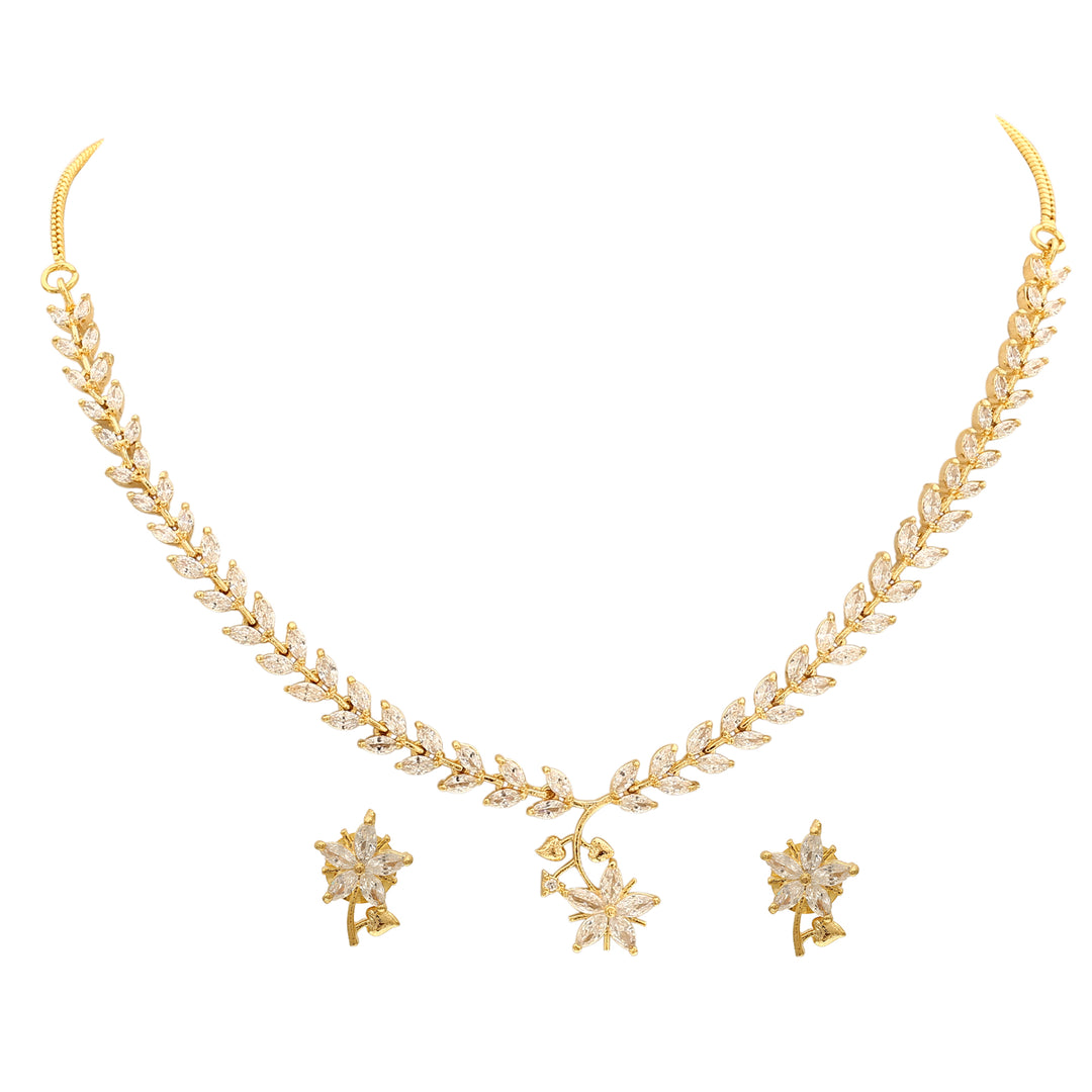 AD CZ Choker Necklace