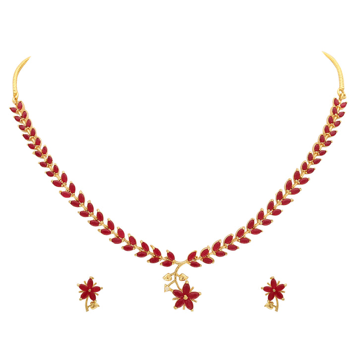 AD CZ Choker Necklace