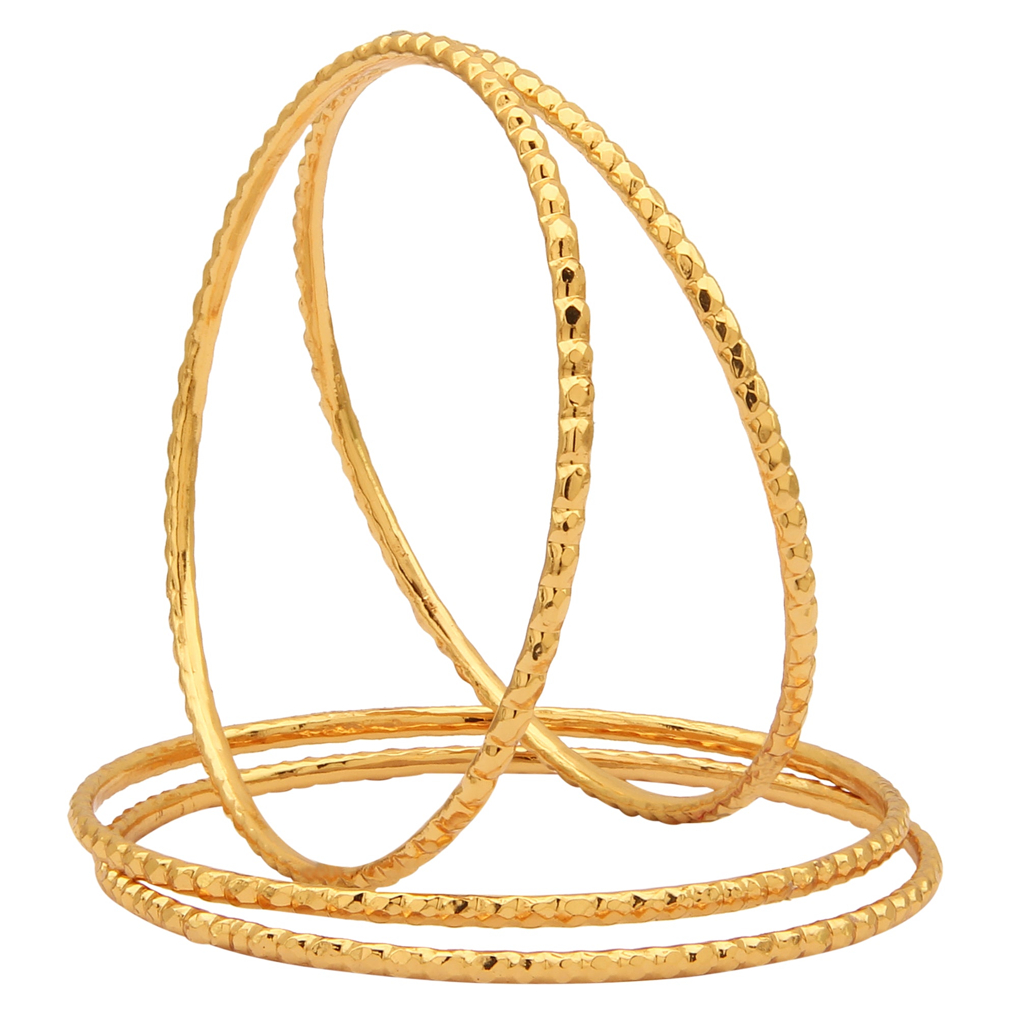 Thin Gold Plated Bangles