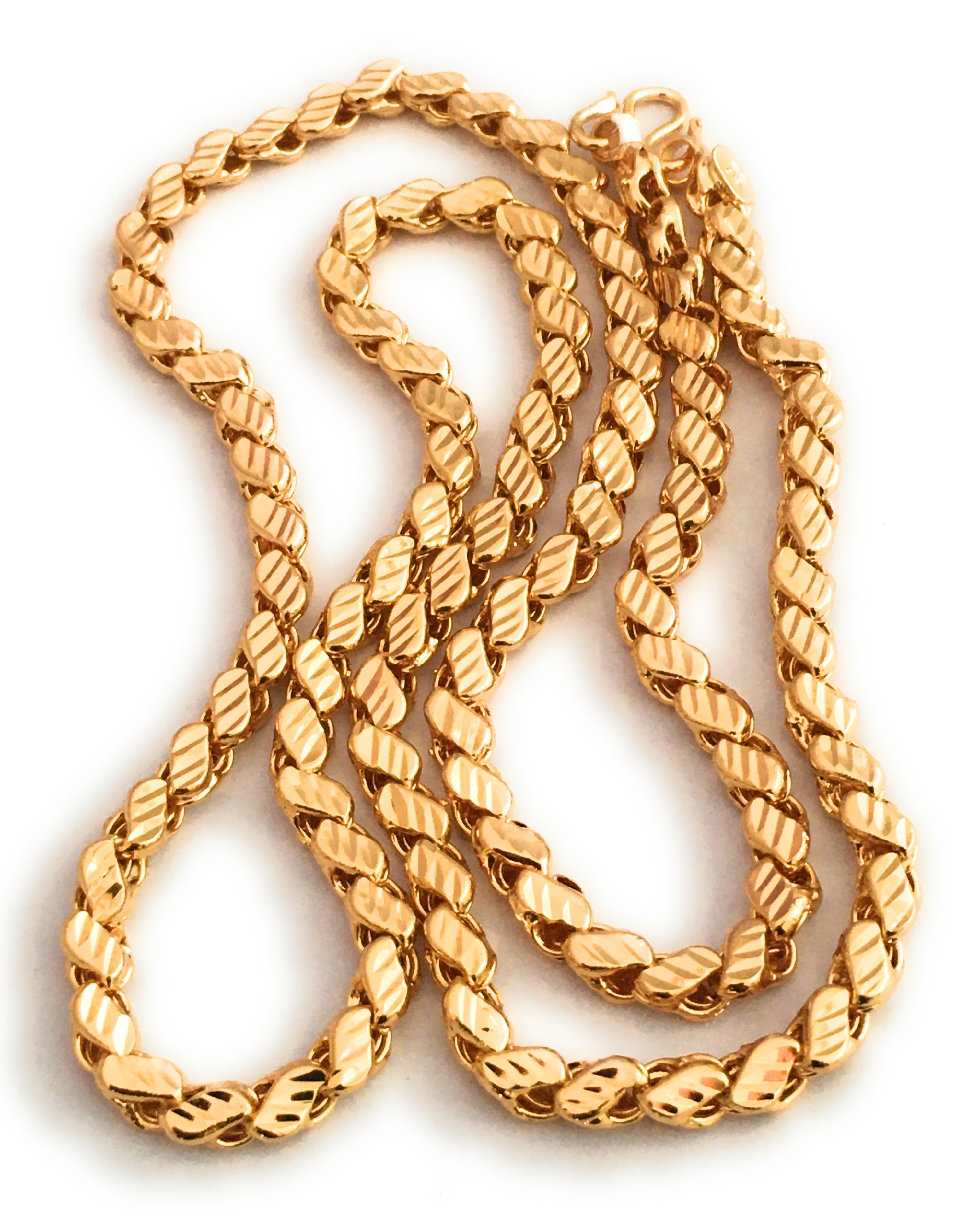 One Gram Micro Gold Plated Traditional Chain - Sasitrends