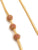 Stunning Ruby Micro Gold Plated Mugappu Chain with Round Ball Motif - Traditional Elegance with AD Stones