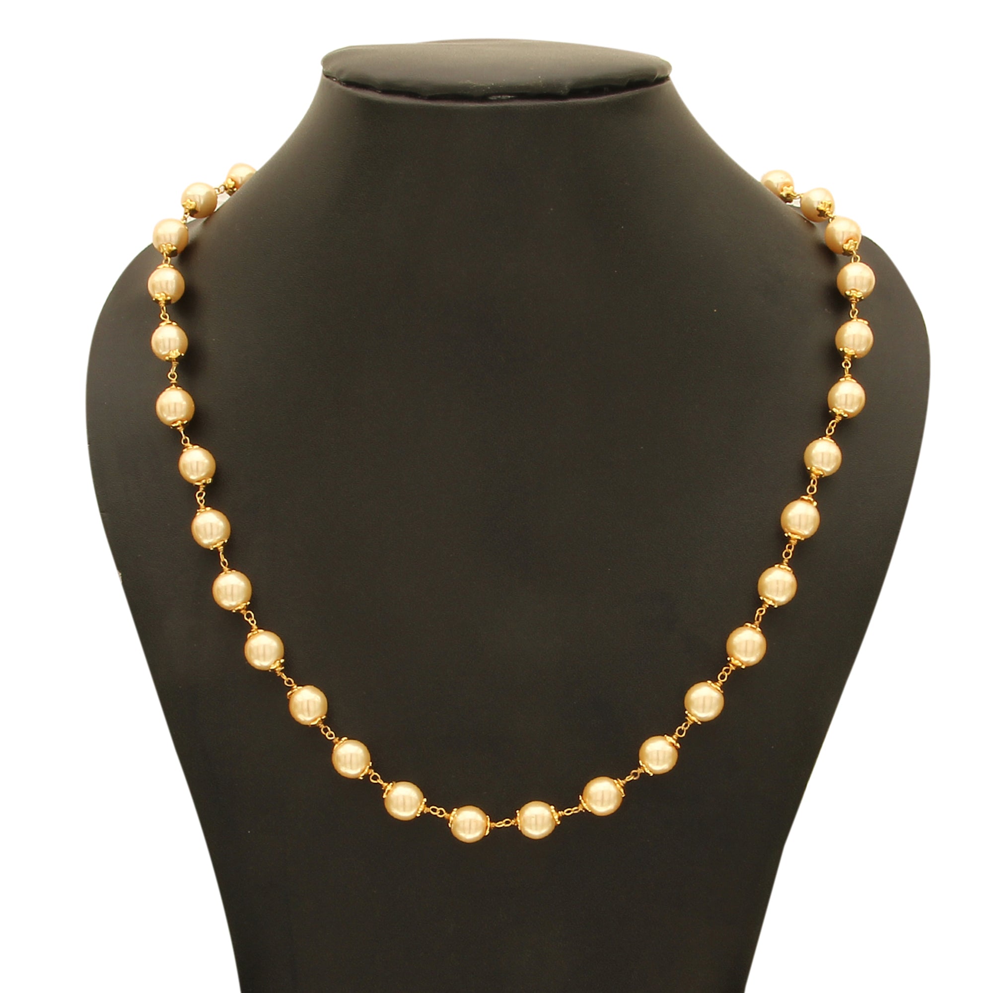 Elegant 18-Inch Pearl Layered Traditional Necklace - Buy Online