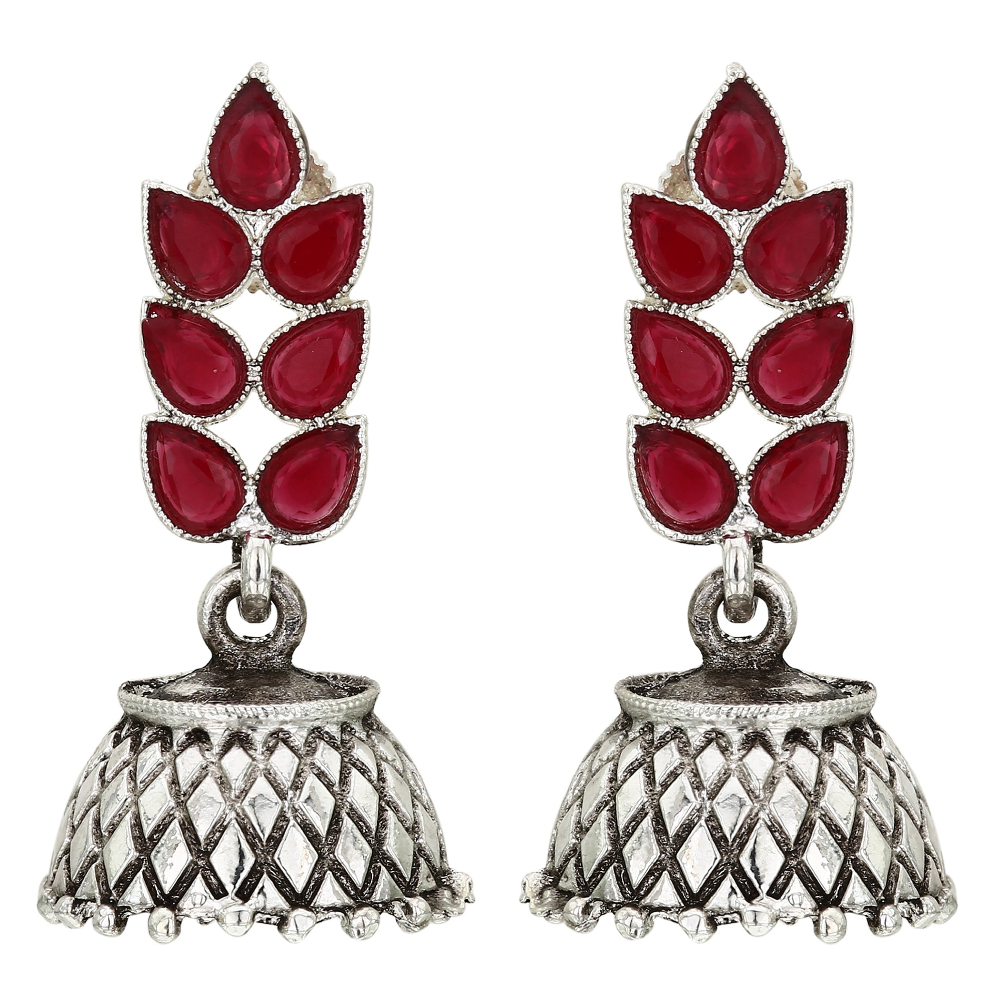 Red Stone Earrings