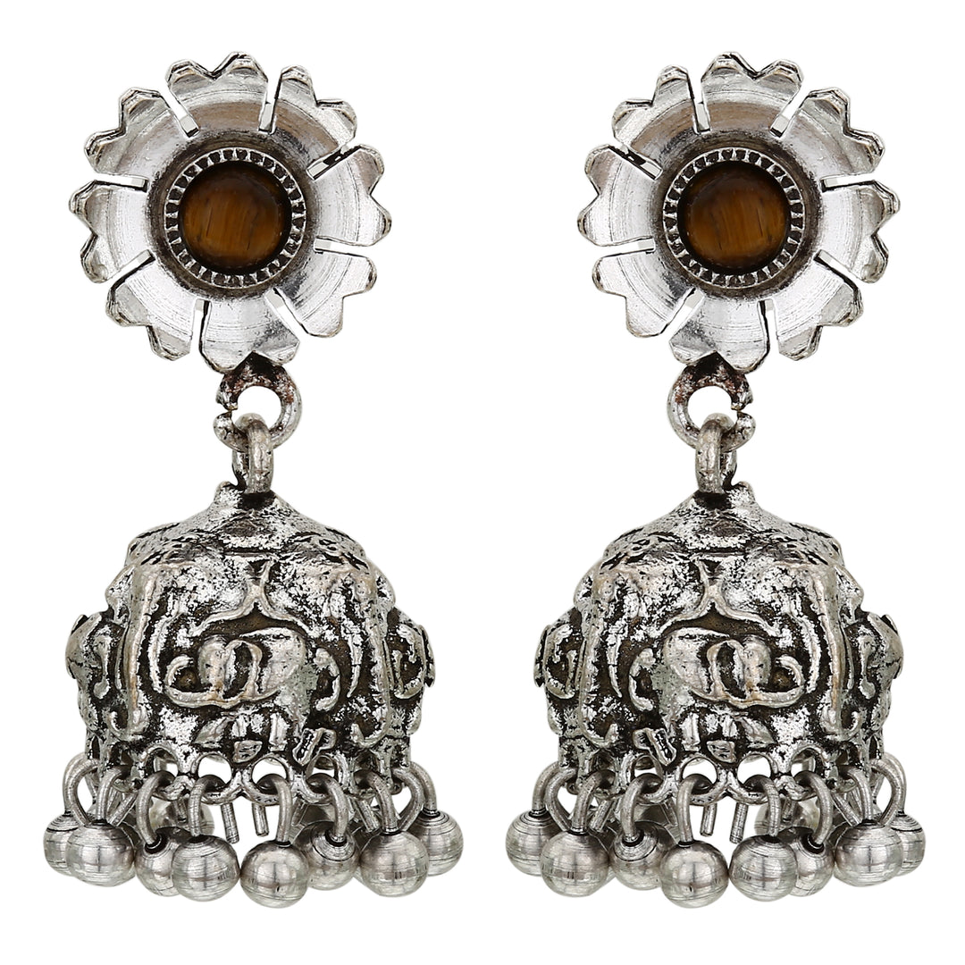 German Silver Designer Jumkas