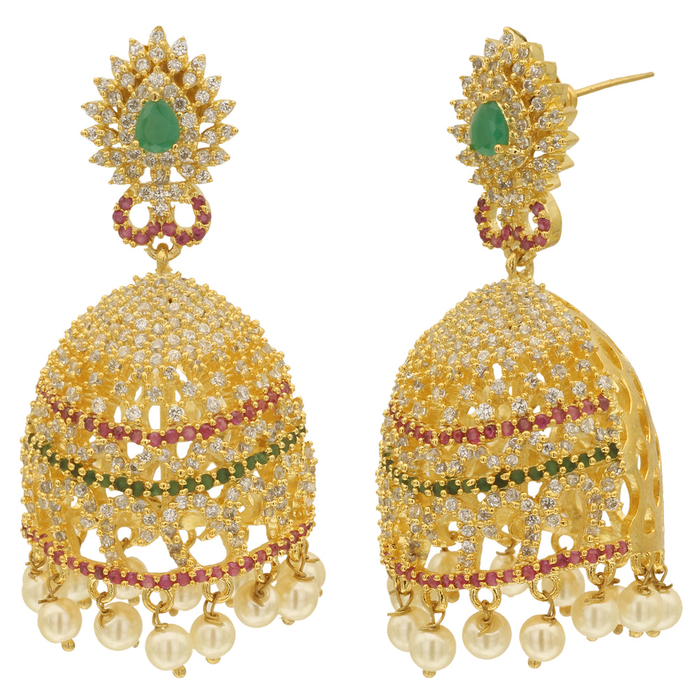 AD Jhumka Earrings