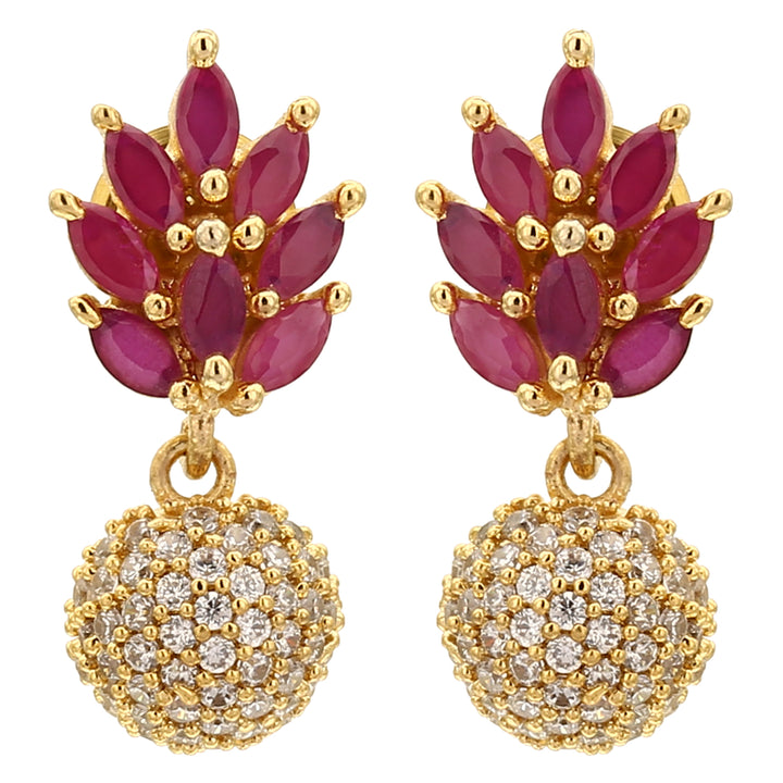 AD Stone Jhumkas