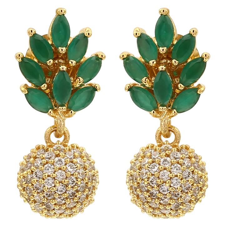 AD Stone Jhumkas