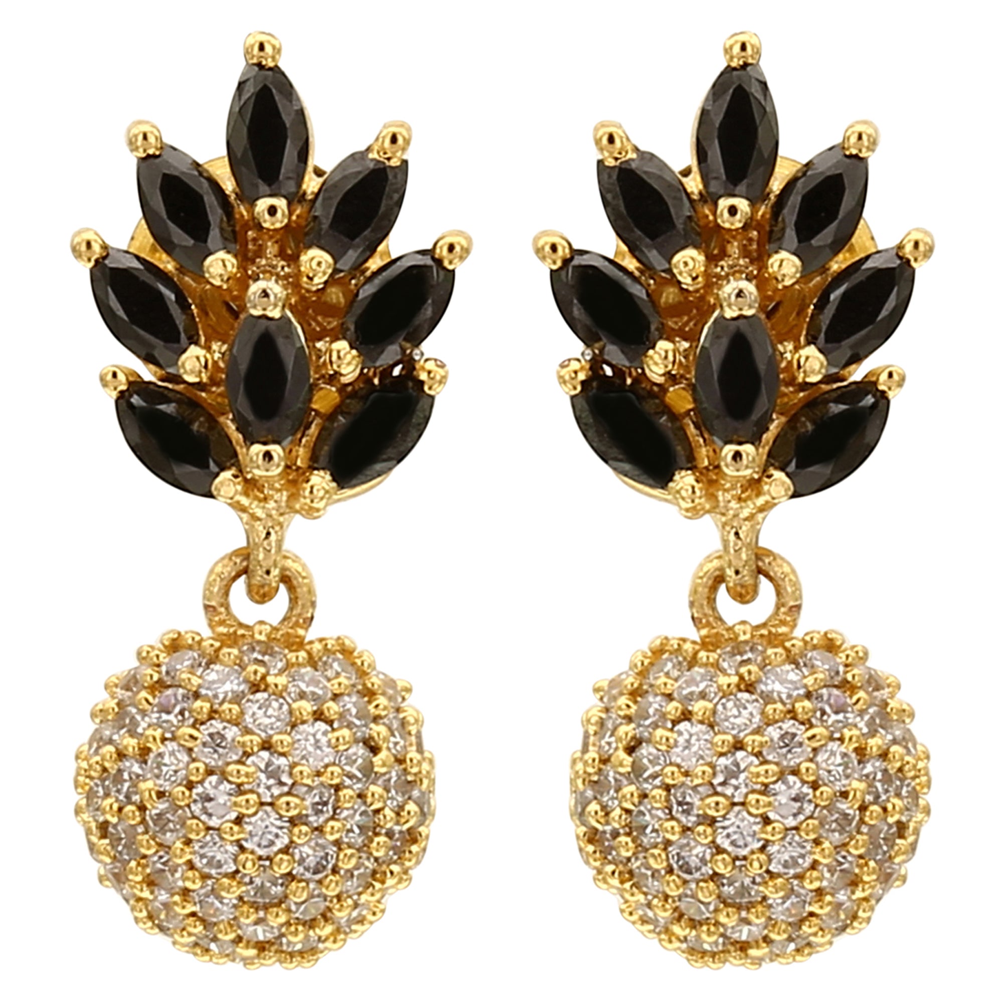 AD Stone Jhumkas