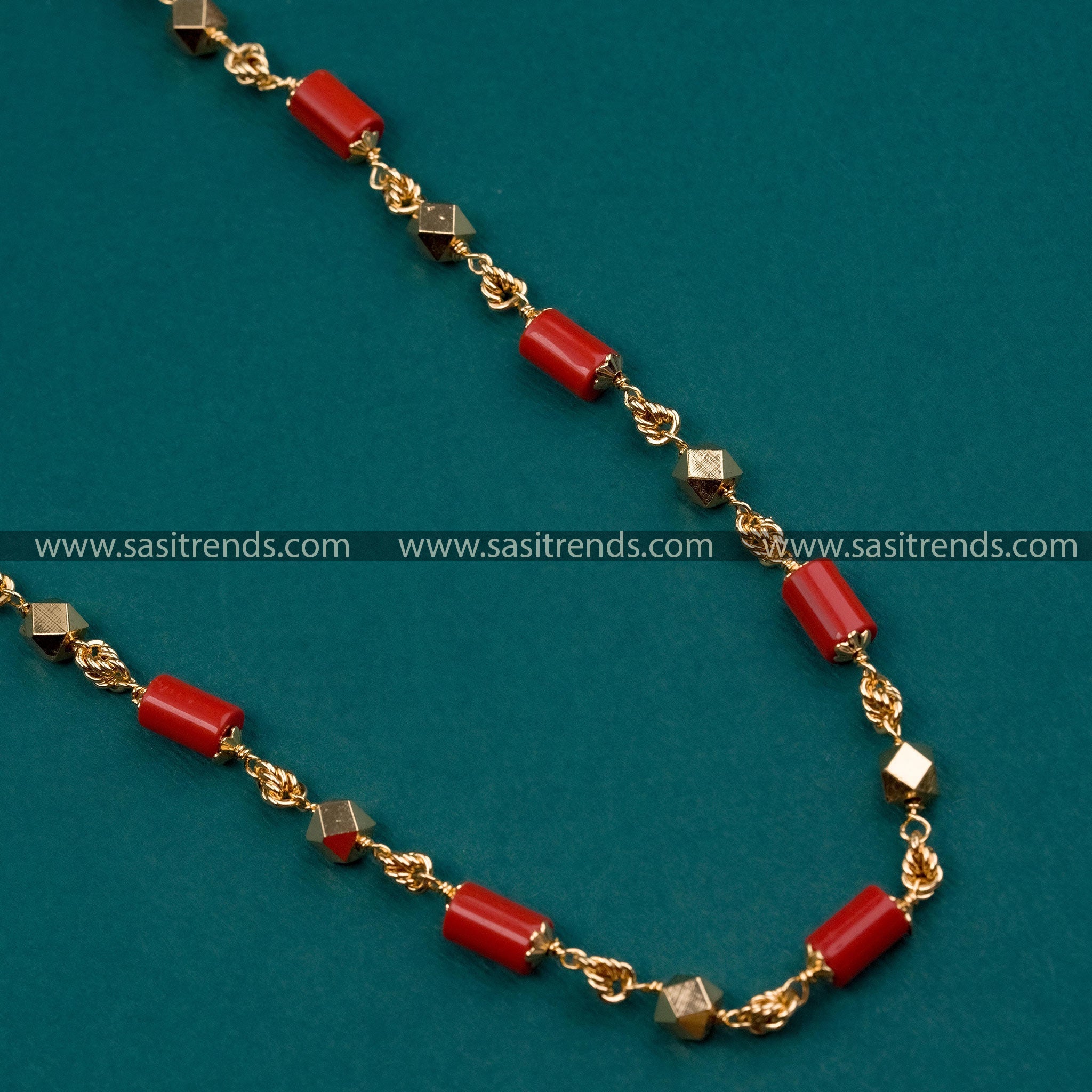 Festive Collection Micro Gold Plated Chain New Model - Sasitrends